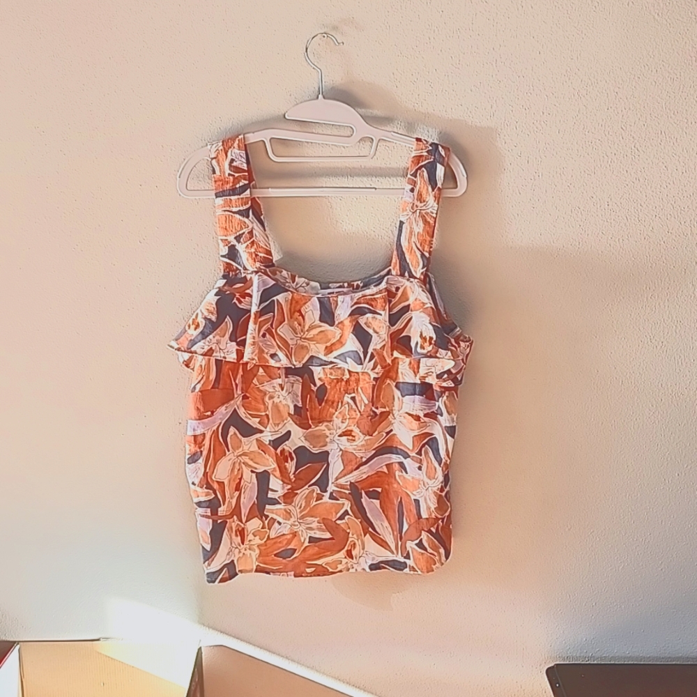 Sleeveless summer blouse